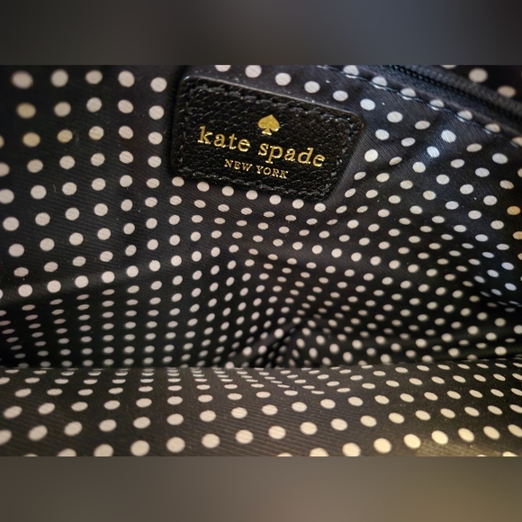 Kate Spade Black Leather Bow Purse - Picture 5 of 13